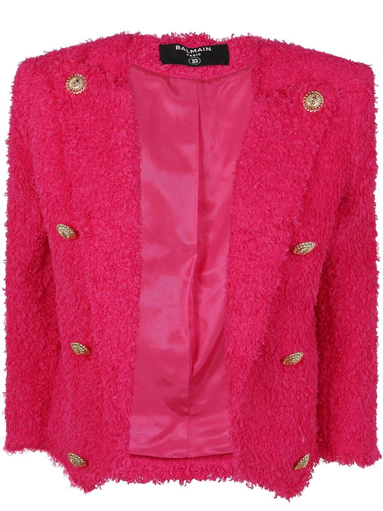 8 button tweed spencer jacket by Selfnex