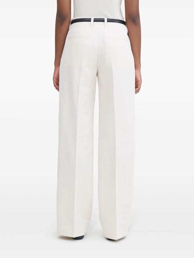 relaxed straight cotton linen by Selfnex