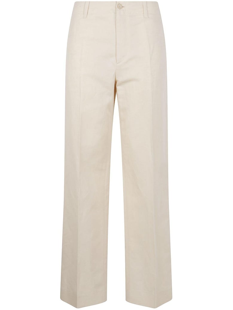 relaxed straight cotton linen by Selfnex