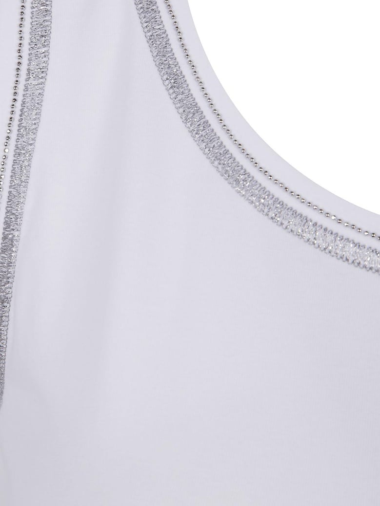 cotton jersey tank top by Selfnex