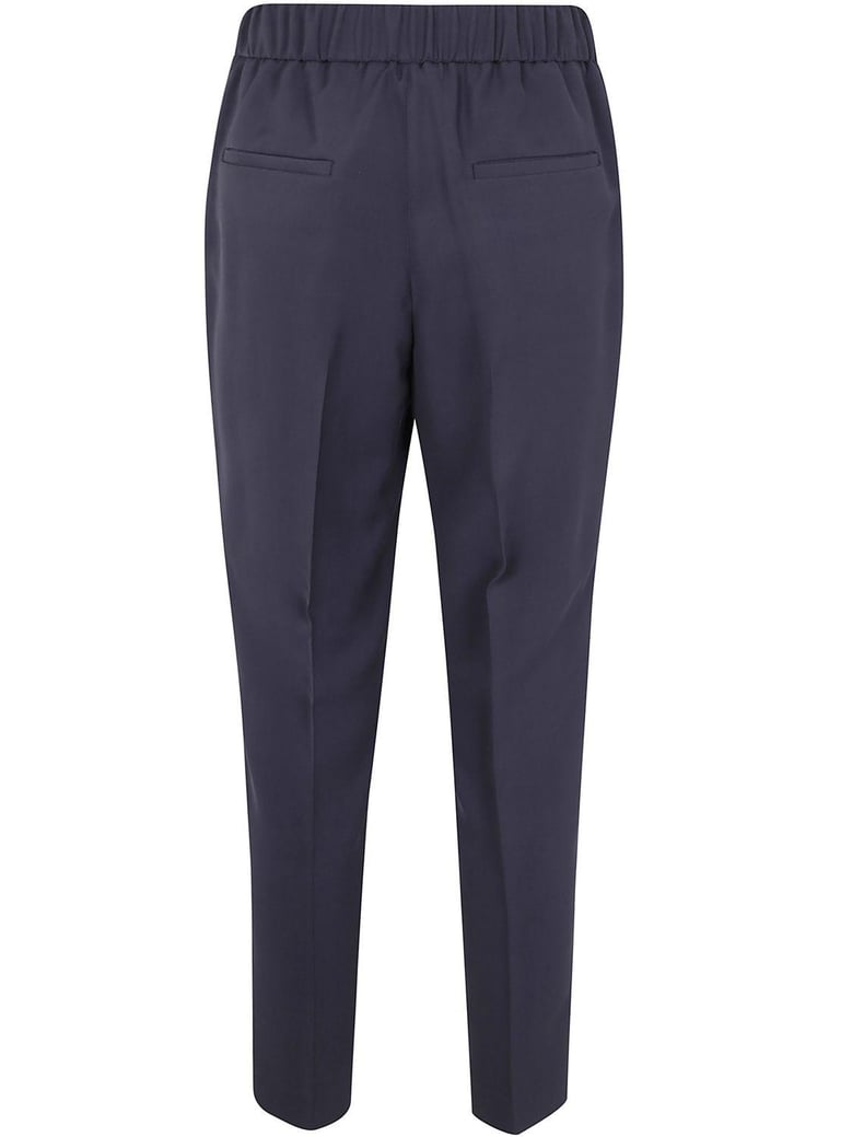 viscose cady stretch trousers by Selfnex