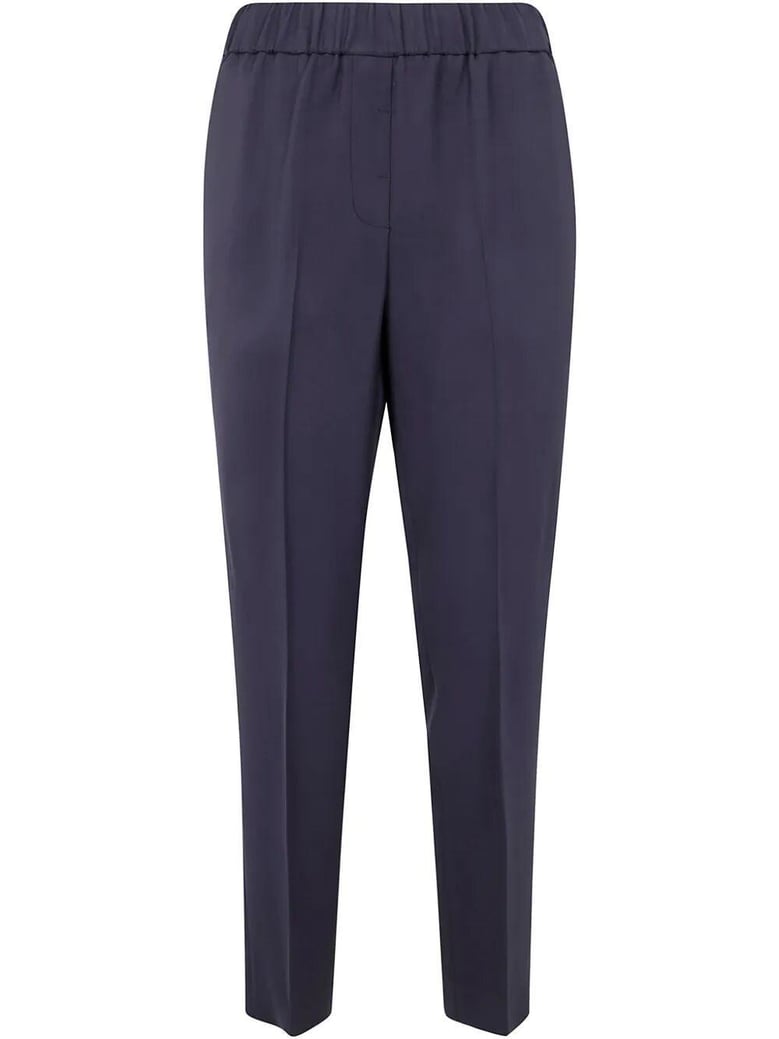 viscose cady stretch trousers by Selfnex