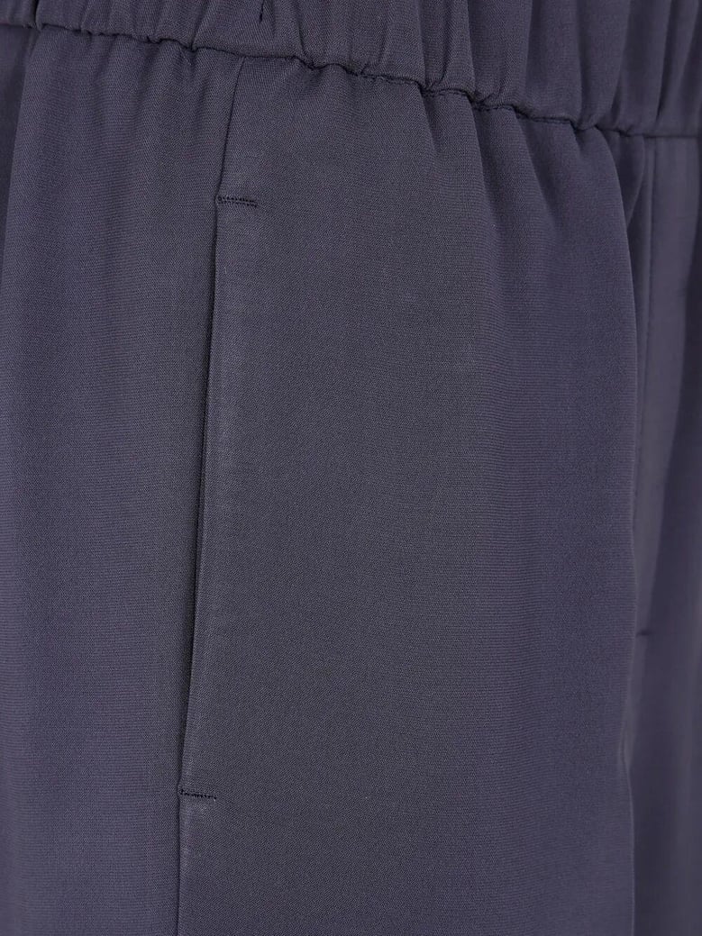 viscose cady stretch trousers by Selfnex