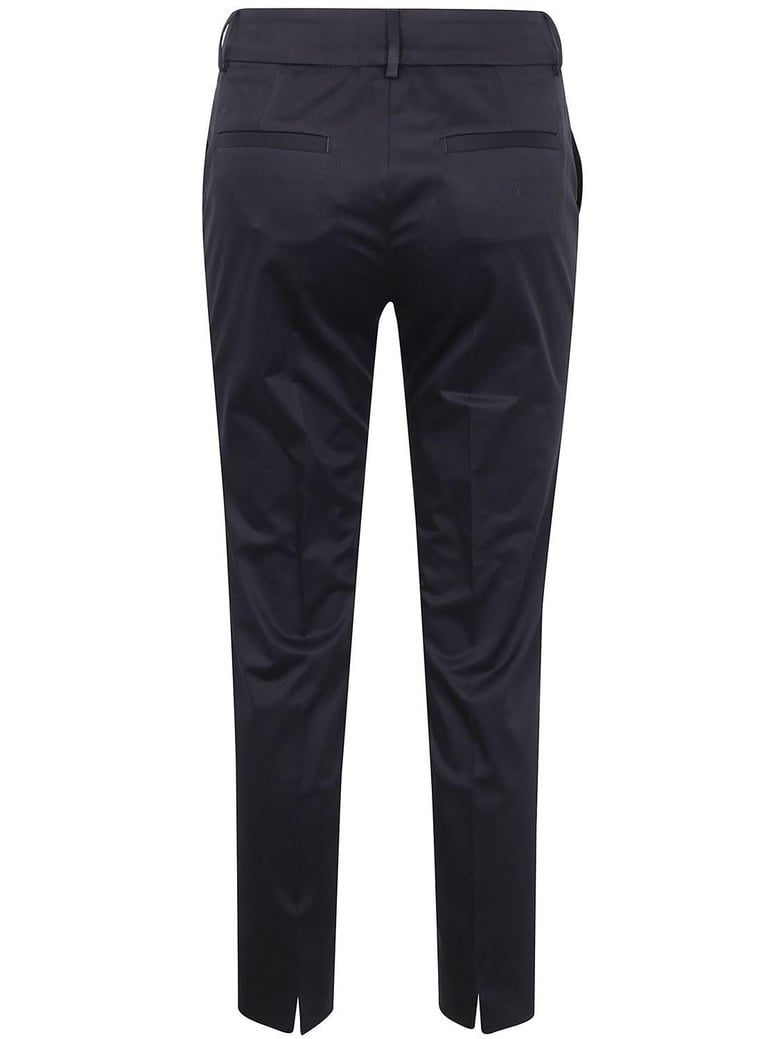 light cotton satin stretch trousers by Selfnex