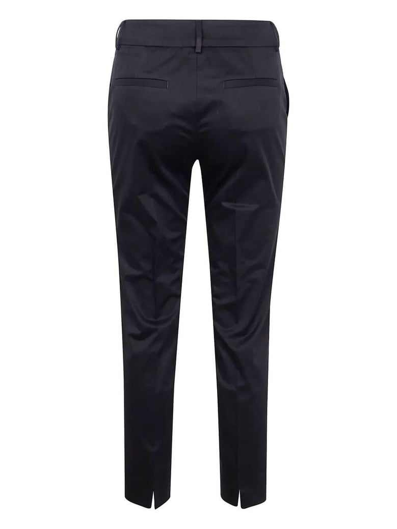 light cotton satin stretch trousers by Selfnex
