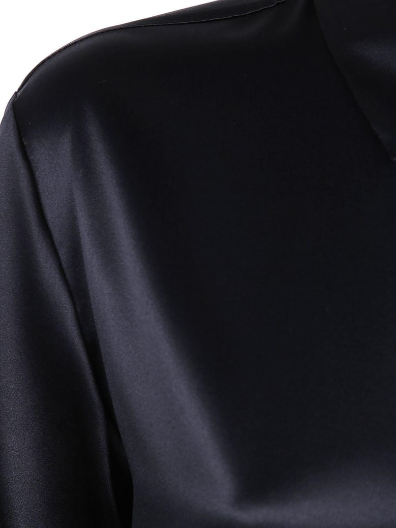 long sleeved silk blend shirt by Selfnex