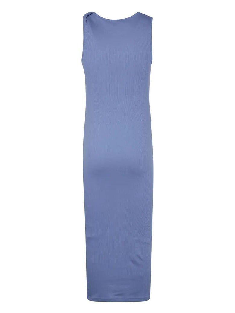 anchor embroidery twisted strap dress by Selfnex