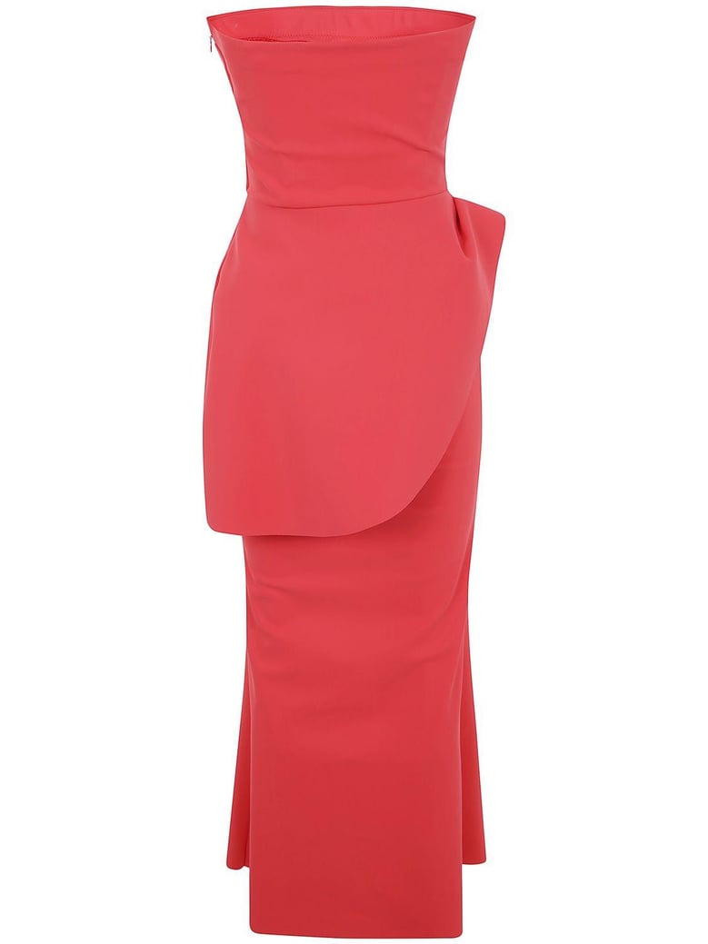 taro long zp jersey long dress by Selfnex