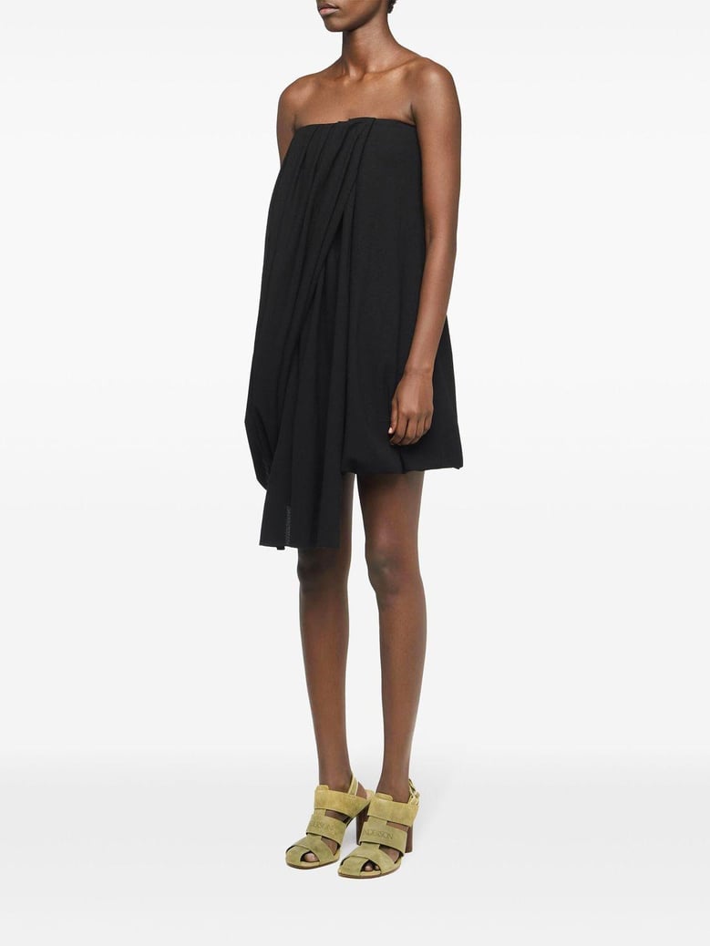 draped bustier dress by Selfnex