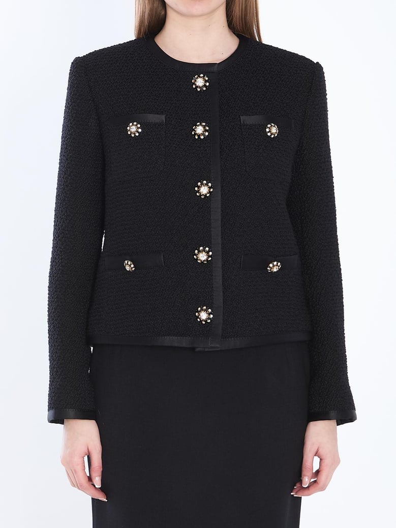 wool blend tweed jacket by Selfnex