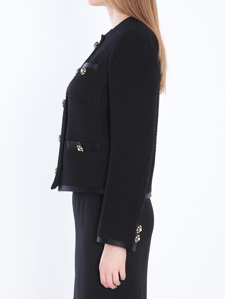 wool blend tweed jacket by Selfnex