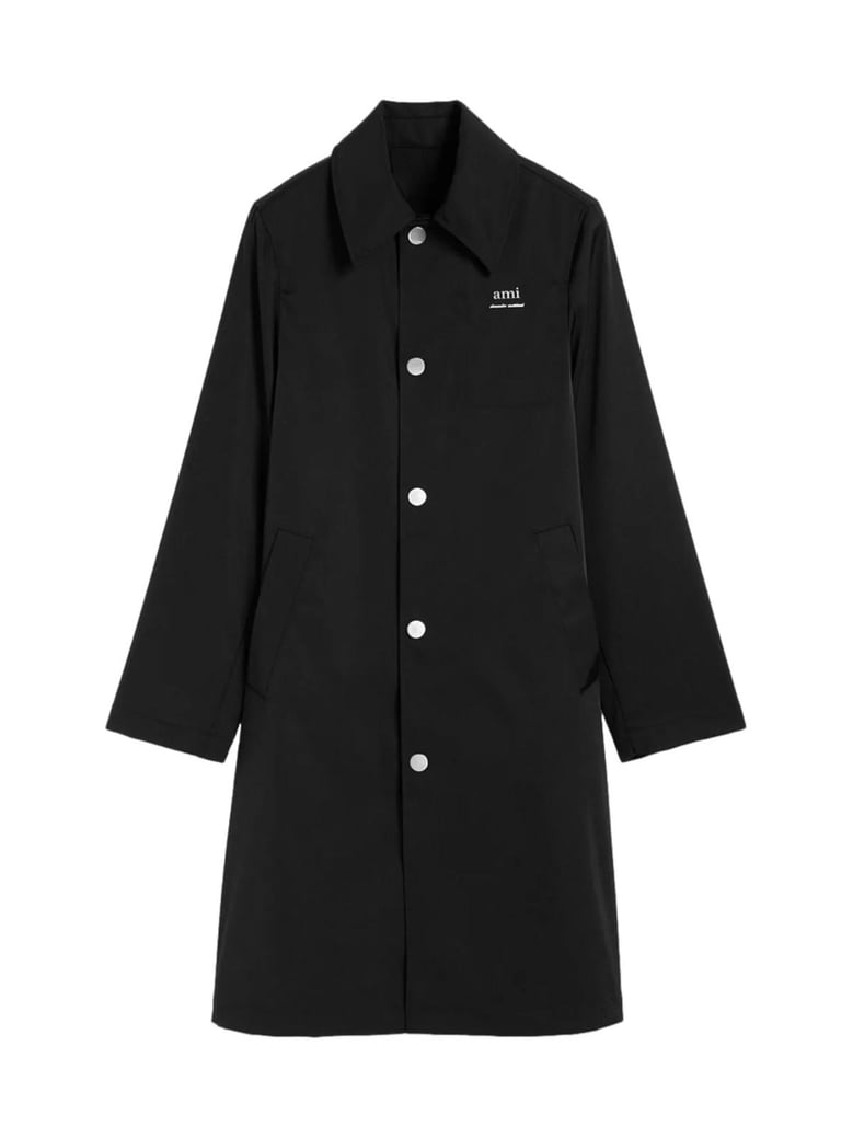 technical twill logo raincoat by Selfnex