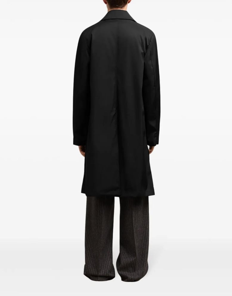 technical twill logo raincoat by Selfnex