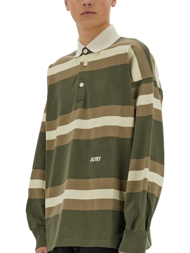 striped polo by Selfnex