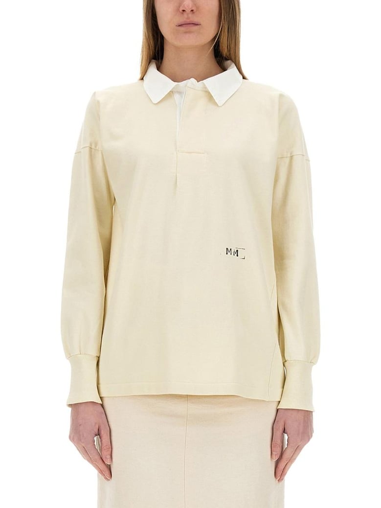 polo shirt with print by Selfnex