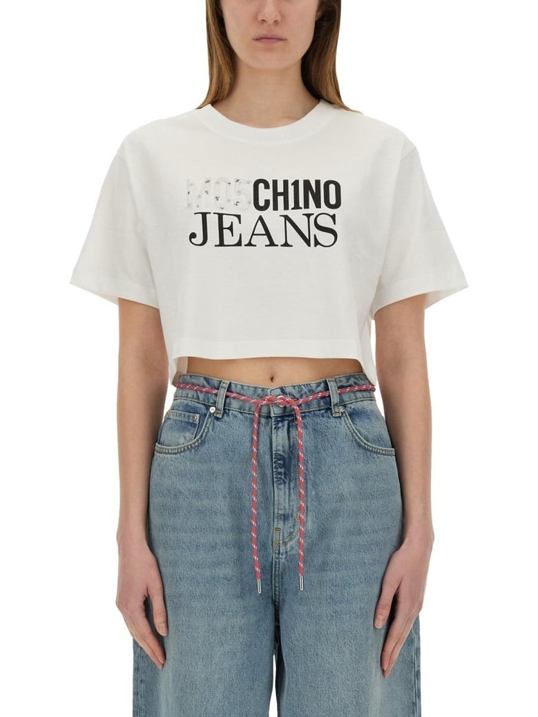 cropped tshirt with logo by Selfnex