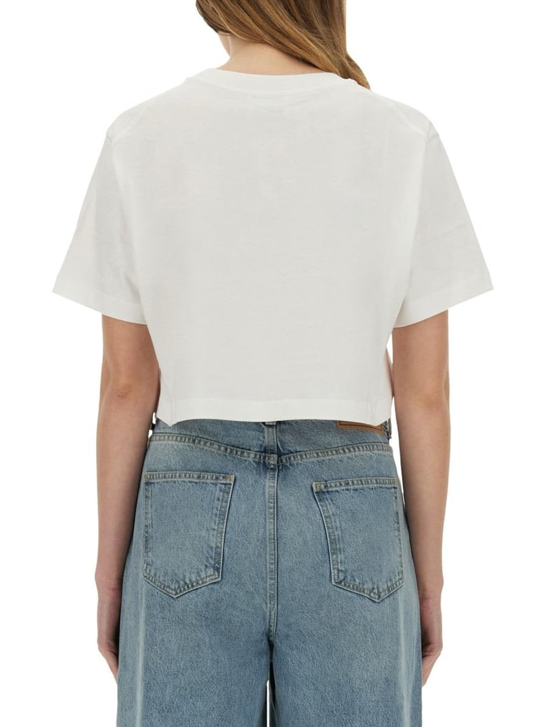 cropped tshirt with logo by Selfnex