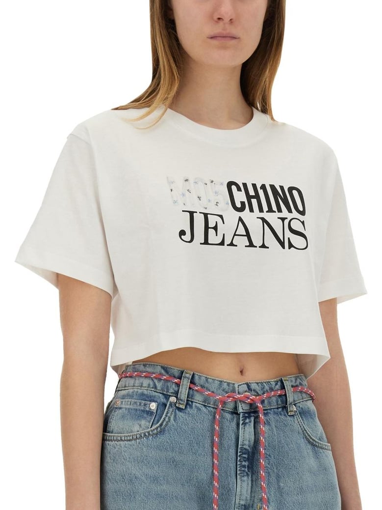 cropped tshirt with logo by Selfnex