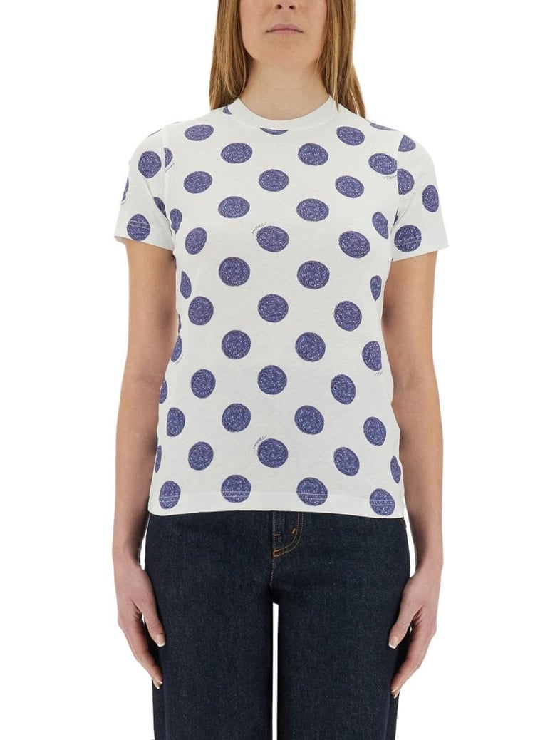 ballpoint pen polka dots tshirt by Selfnex