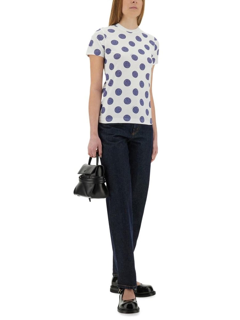ballpoint pen polka dots tshirt by Selfnex