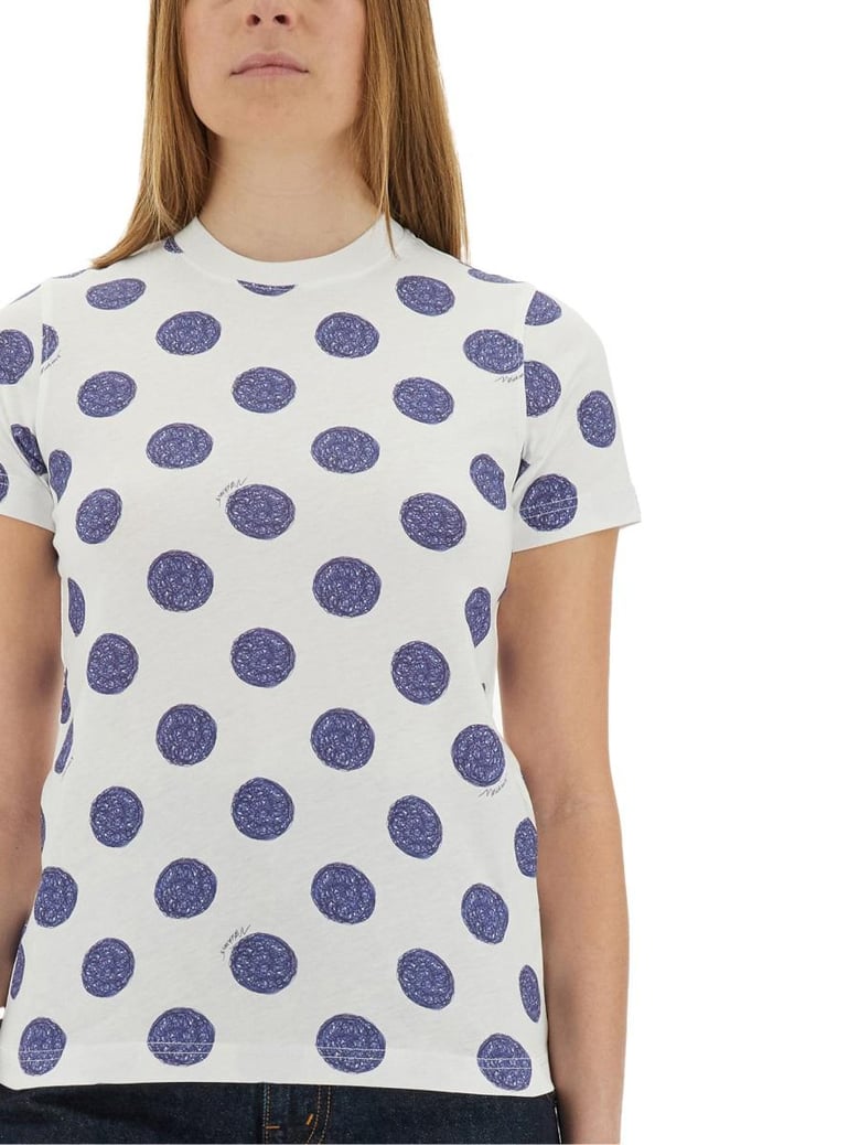 ballpoint pen polka dots tshirt by Selfnex