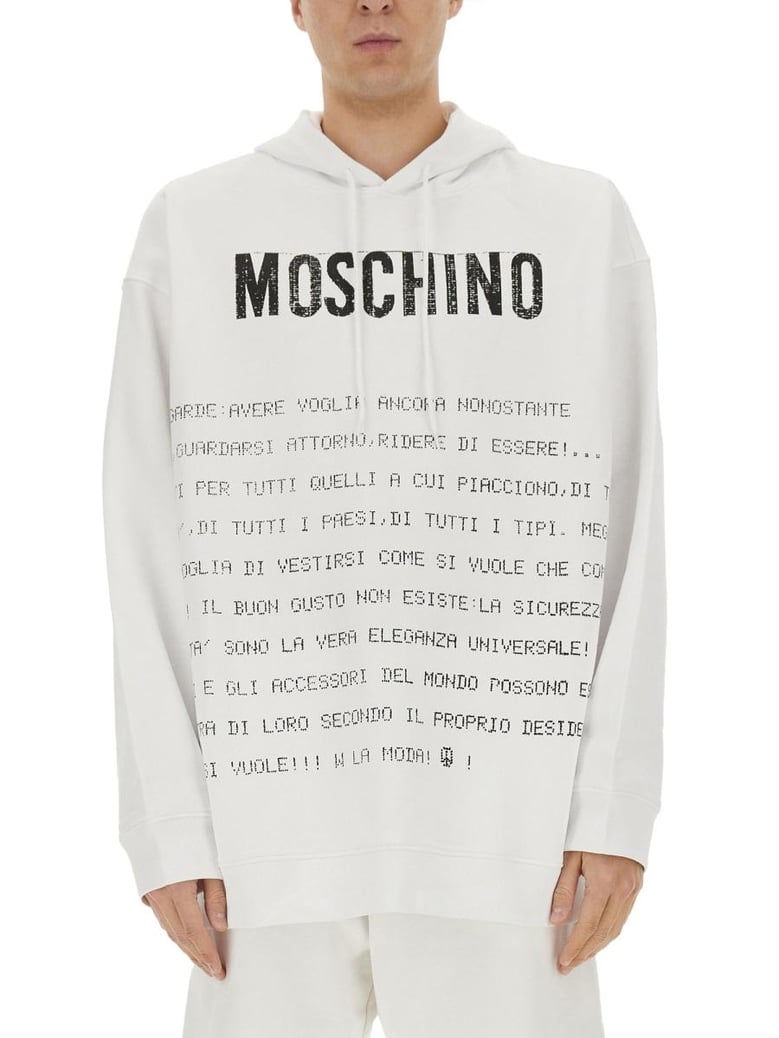 archive message hoodie by Selfnex