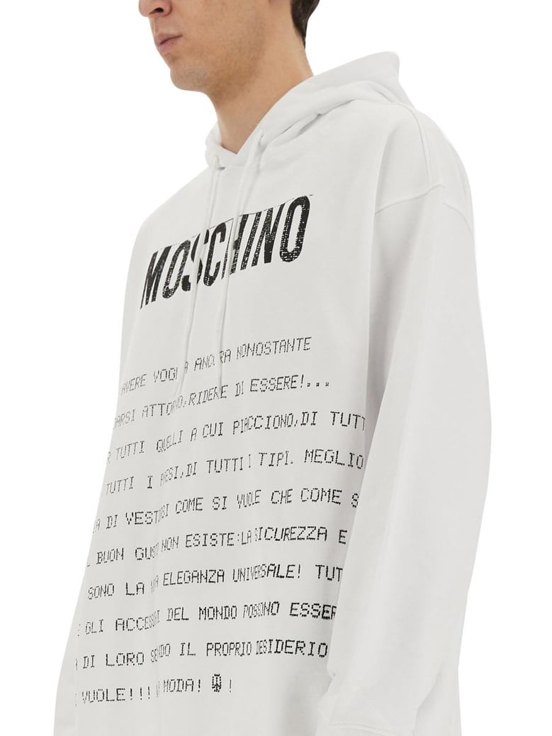 archive message hoodie by Selfnex