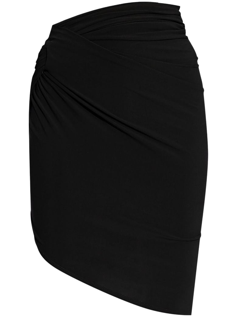 the drapeado mini skirt by Selfnex