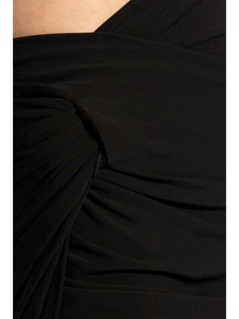 the drapeado mini skirt by Selfnex