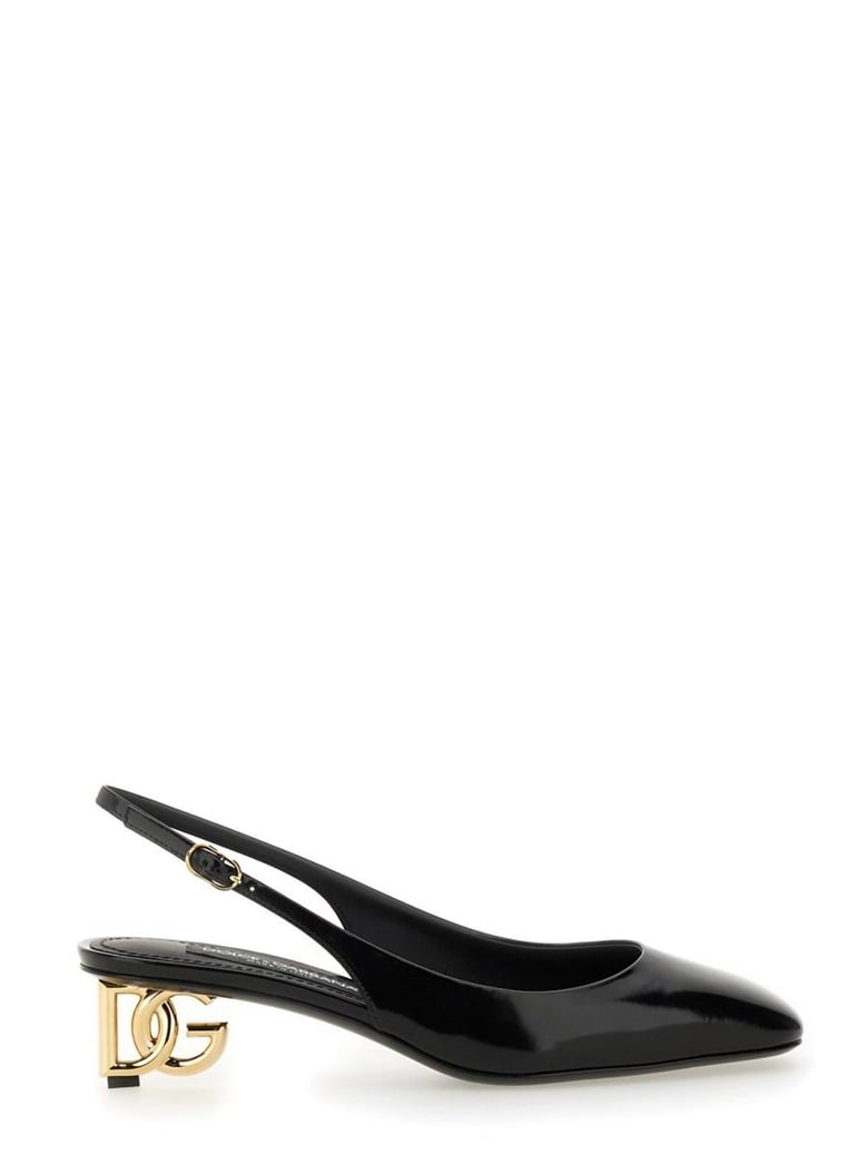 patent leather slingback by Selfnex