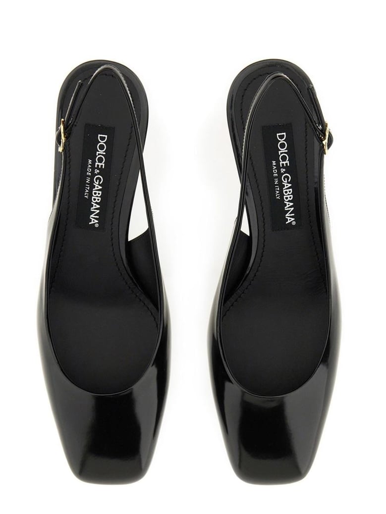patent leather slingback by Selfnex