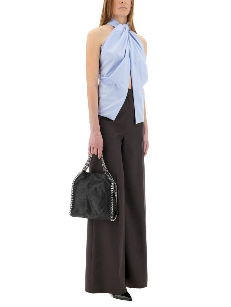 sleeveless top with panel by Selfnex