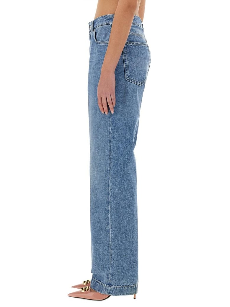 loose denim jeans by Selfnex