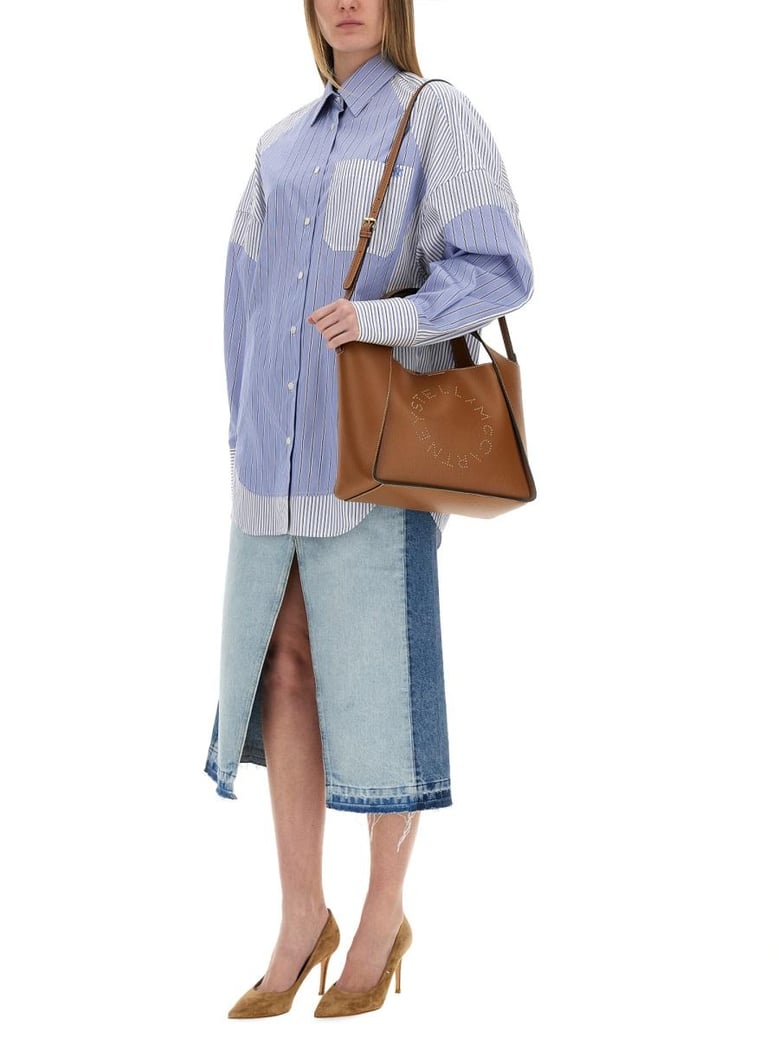 mixed stripe shirt by Selfnex