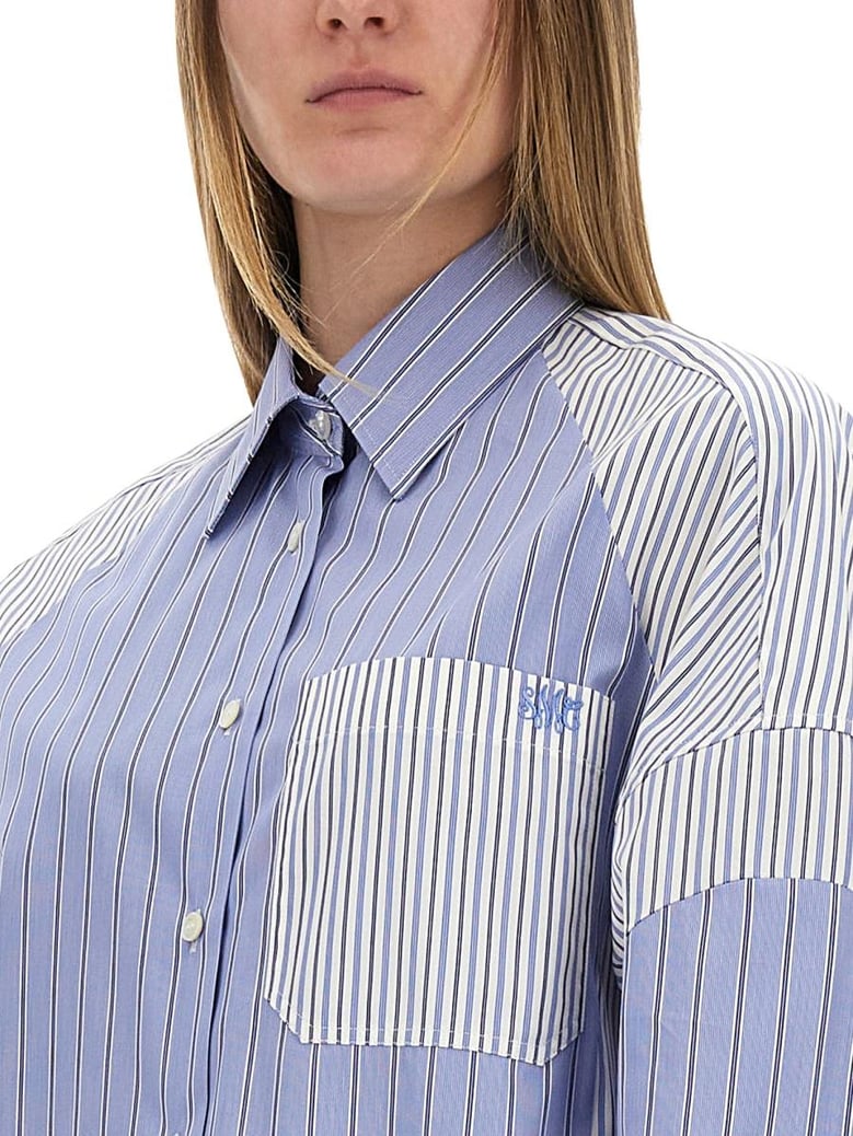 mixed stripe shirt by Selfnex