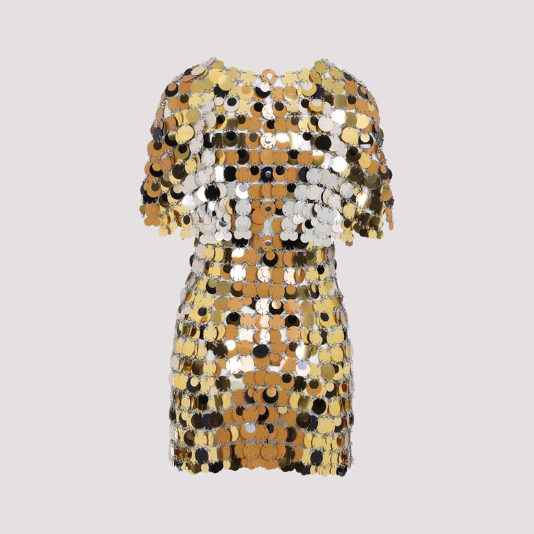 sparkle discs mini dress by Selfnex