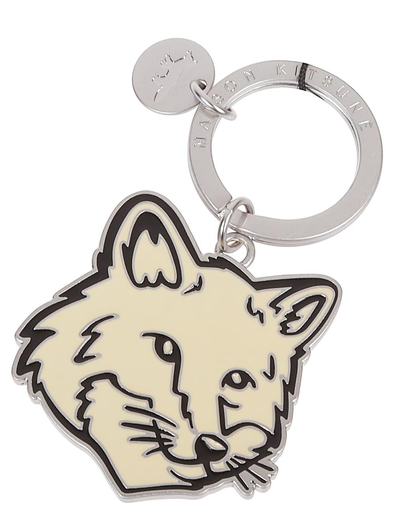 bold fox head keyring by Selfnex