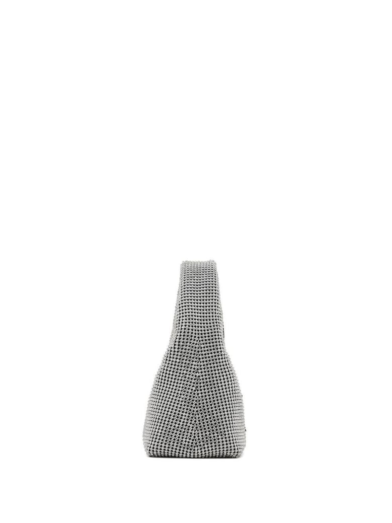the sack crystal embellished mini hobo bag by Selfnex