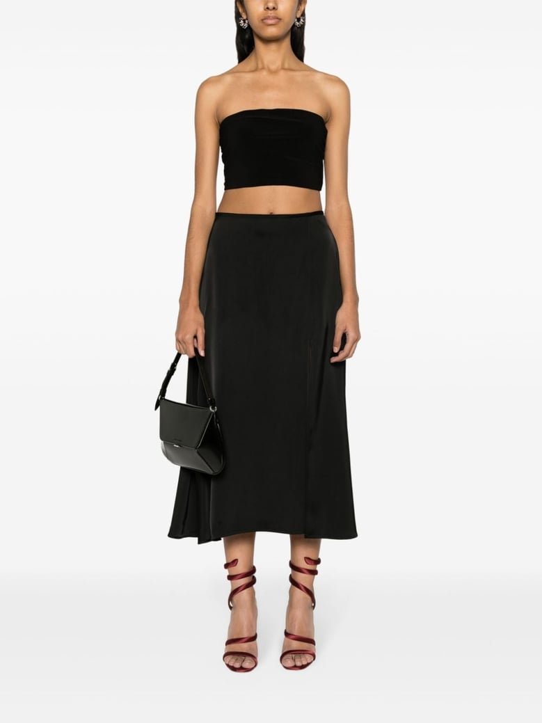 strapless cropped top by Selfnex