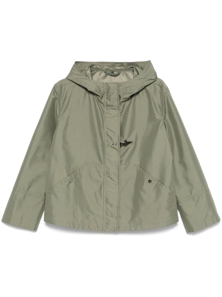 short parka coat by Selfnex