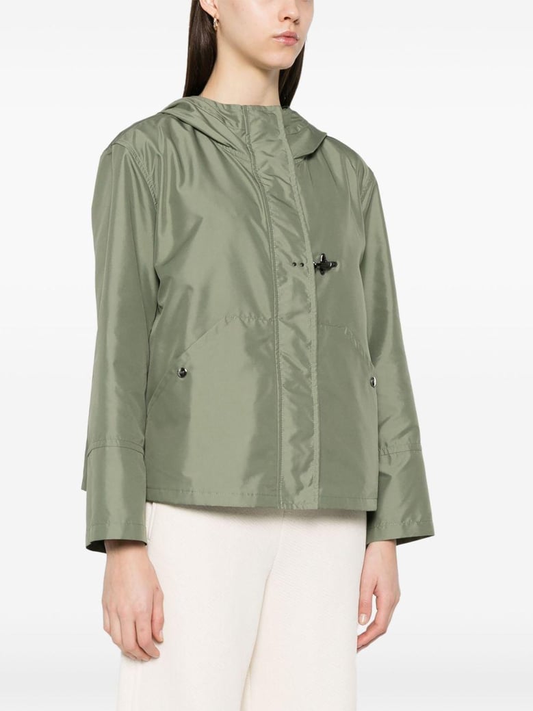 short parka coat by Selfnex