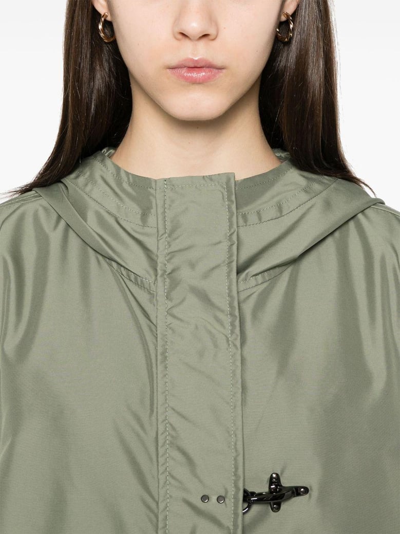 short parka coat by Selfnex