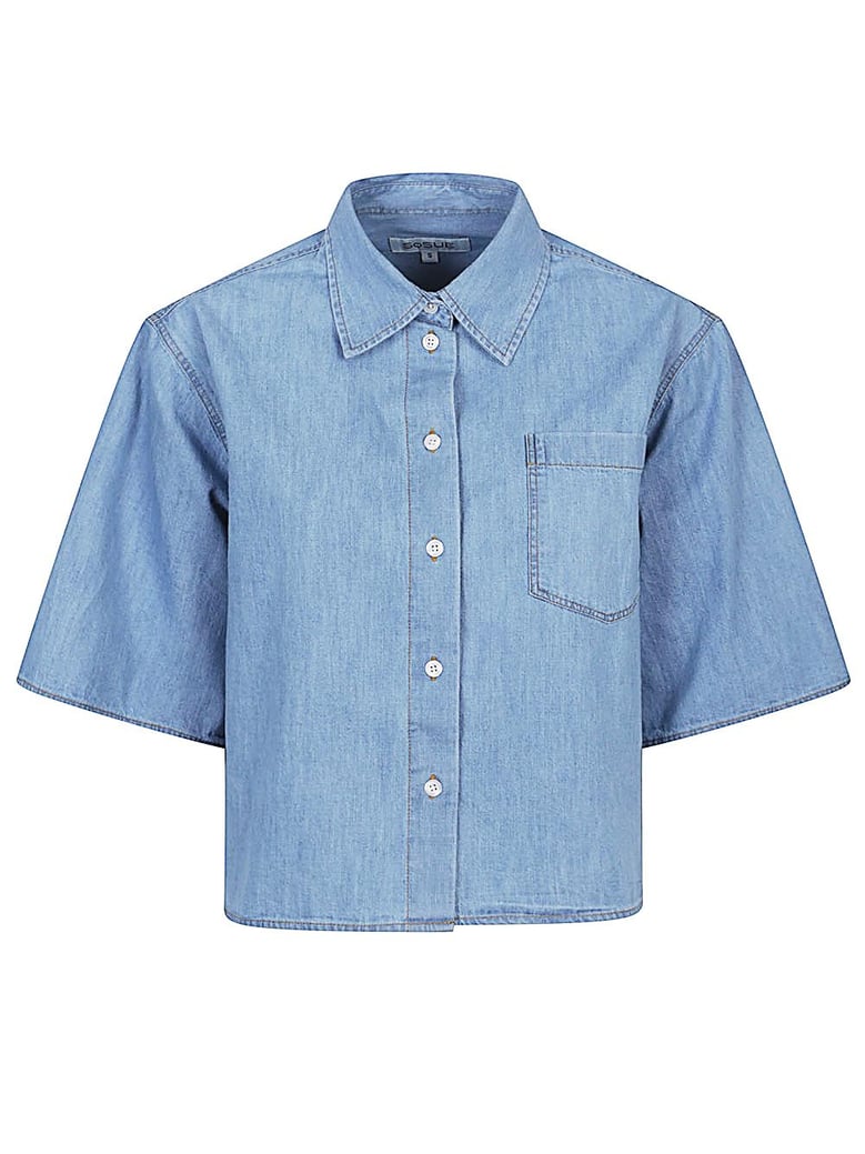 denim cotton shirt by Selfnex