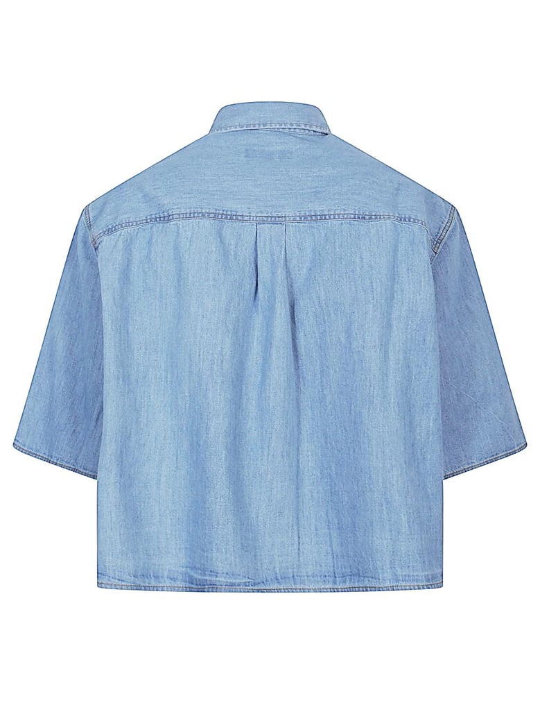 denim cotton shirt by Selfnex