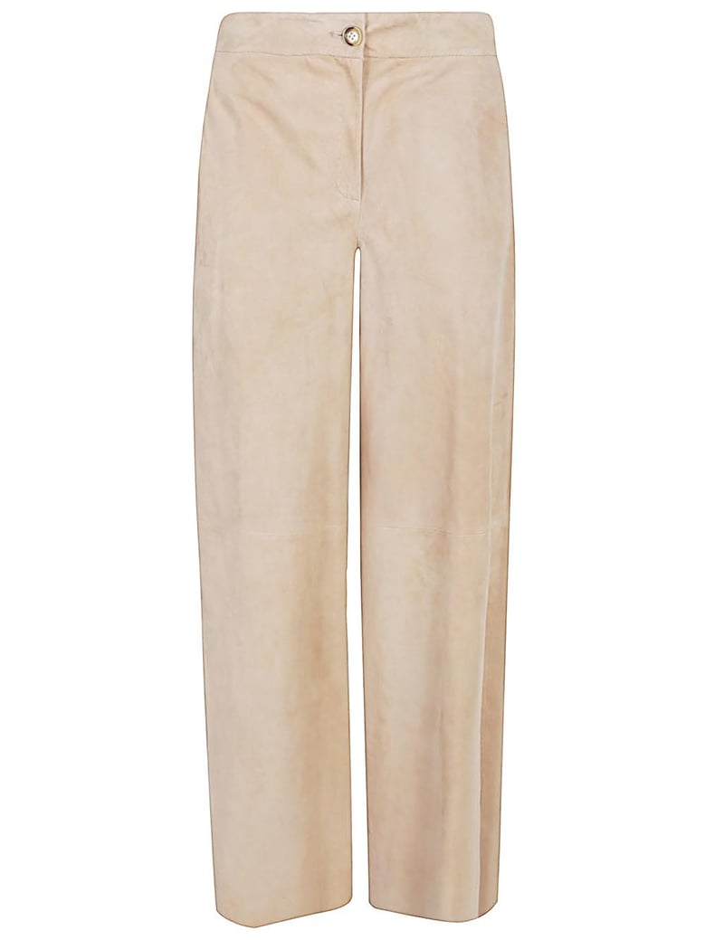 suede leather trousers by Selfnex