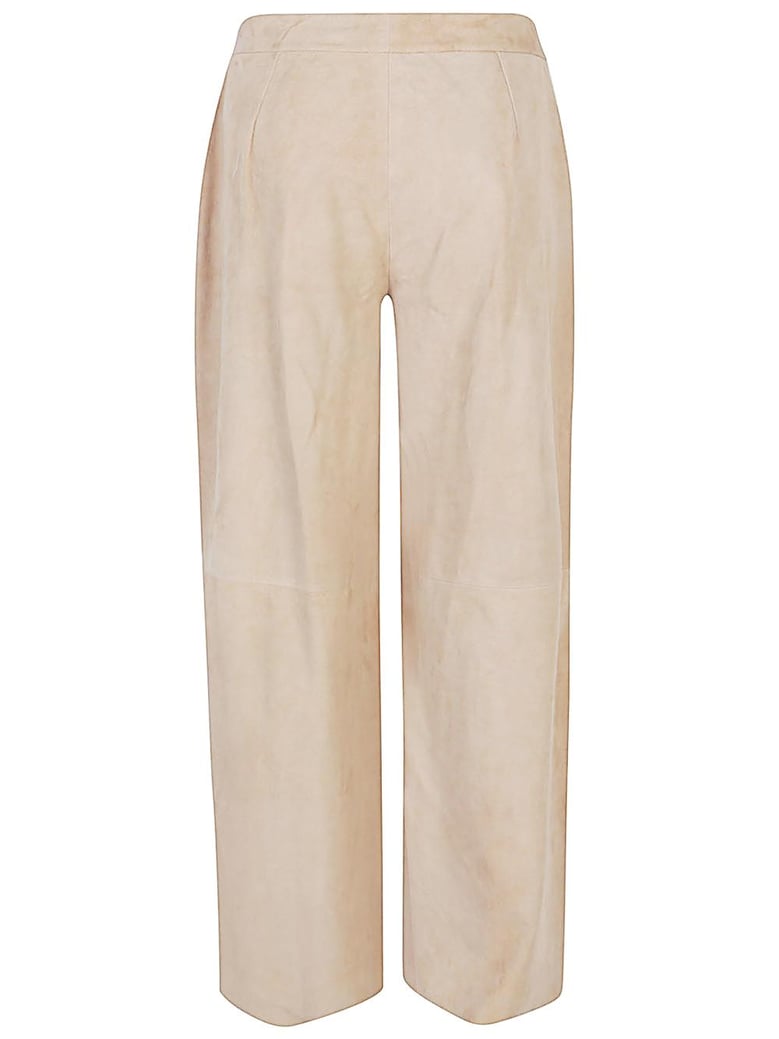 suede leather trousers by Selfnex
