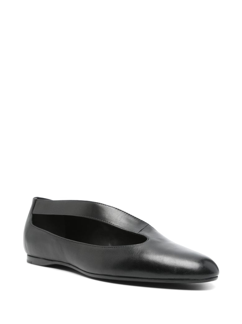 black side cut diana ballerina by Selfnex