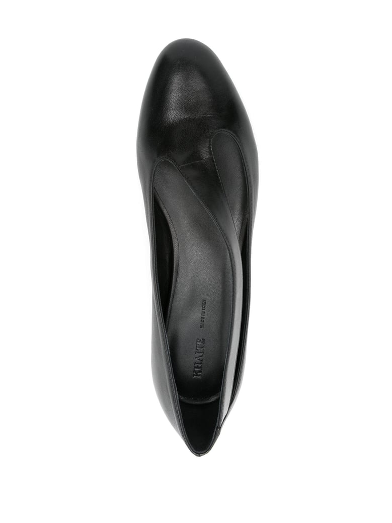 black side cut diana ballerina by Selfnex
