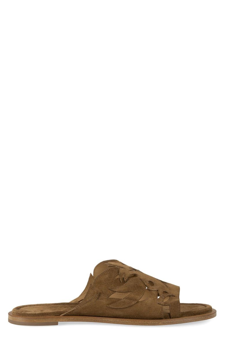 suede mules by Selfnex