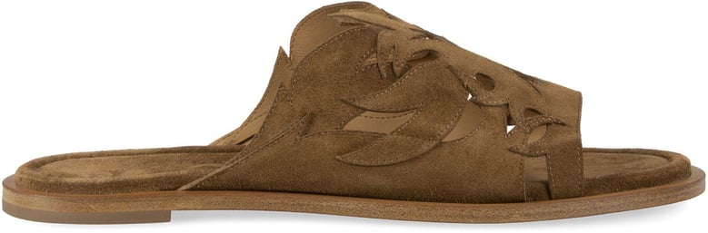 suede mules by Selfnex